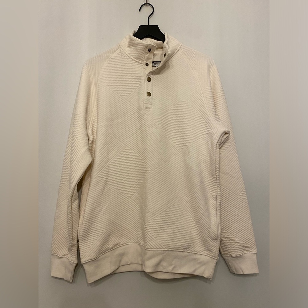 Goodfellow & Co Men's Ivory Sweatshirt Sz M NWT